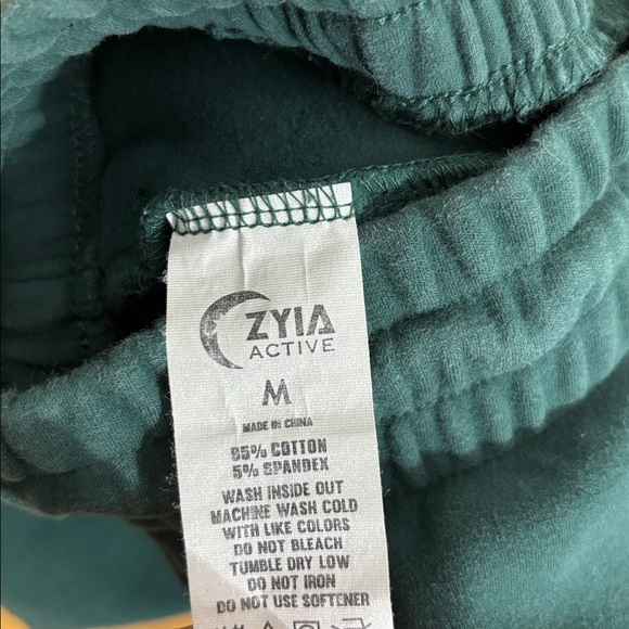 Zyia Pine Relaxation Sweats Green Size medium - Picture 7 of 7